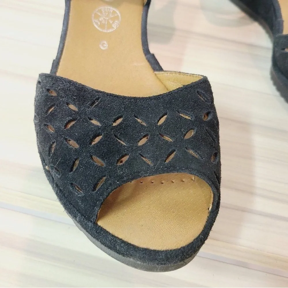 Ara black suede